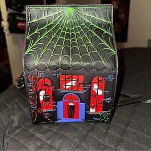 Haunted House Themed Crossbody Bag